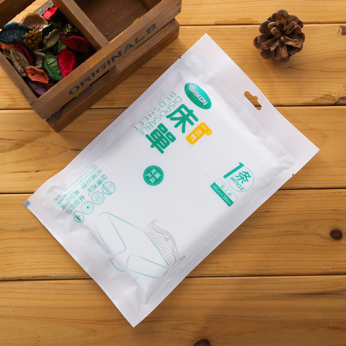 WHIKON/Wellcome double vacuum disposable sheets travel single and double set dirty hotel supplies