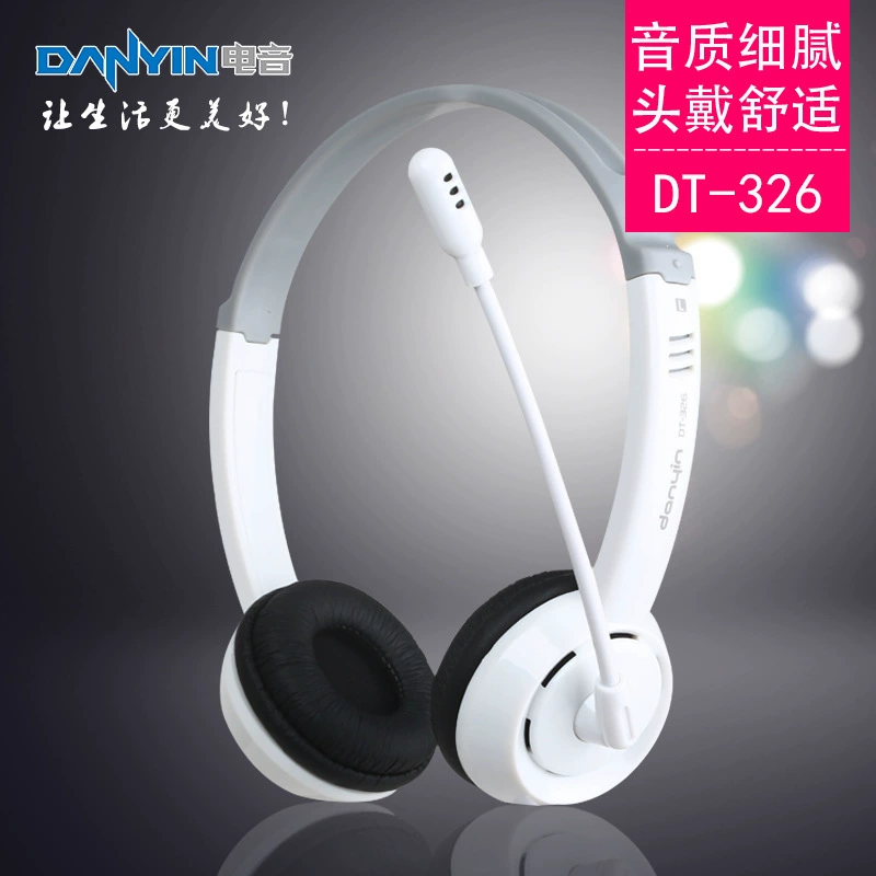 Electronic DT326 computer wired desktop head headset