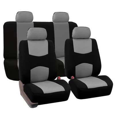 Universal seat cover – for 5-Seater Cars Cross-Border - gray-9-piece-set-five-seats