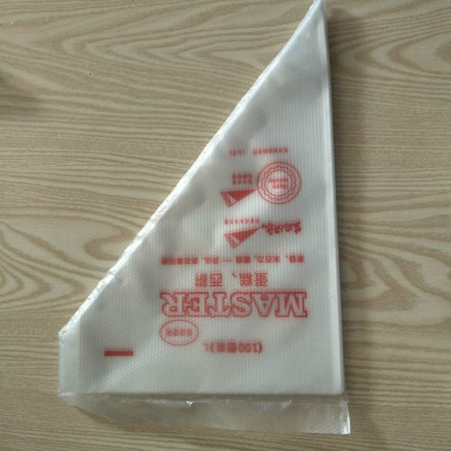 Disposable frosting bag home use cream cheese cookie chocolate cake frosting bag triangular bag thick cake bag