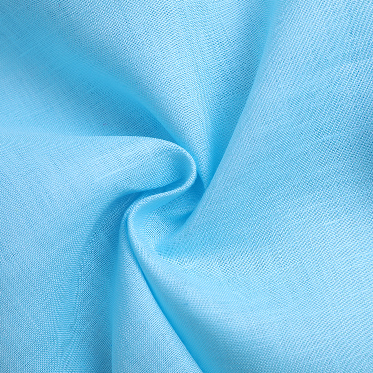 101 lino puro 14 * 14 50 * 52 tela de lino teñida camisa vestido tela de ropa cómoda y transpirable image 4