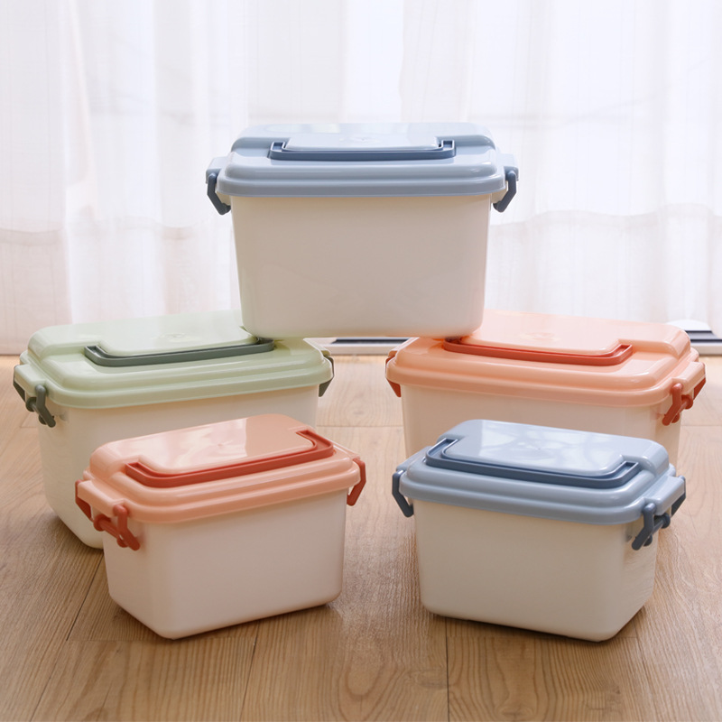 Sun Xiaomei Storage Box Plastic Thickened Household Toy Snacks Portable Storage Box with Lid Car Storage Box