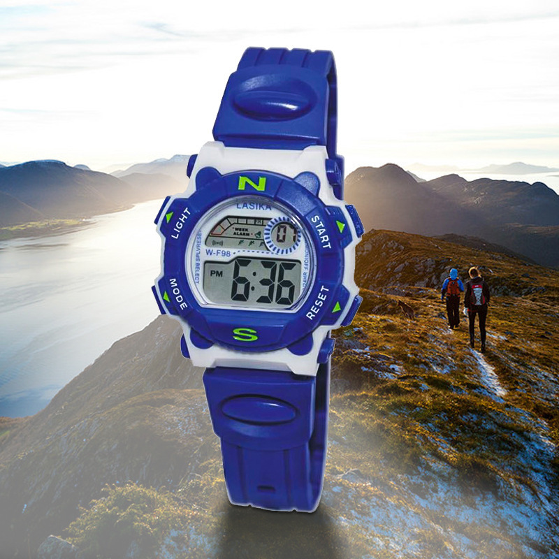 Lasca Three-Color Luminous Led Electronic Watch, Outdoor Sports Waterproof Watch, Promotional Gift