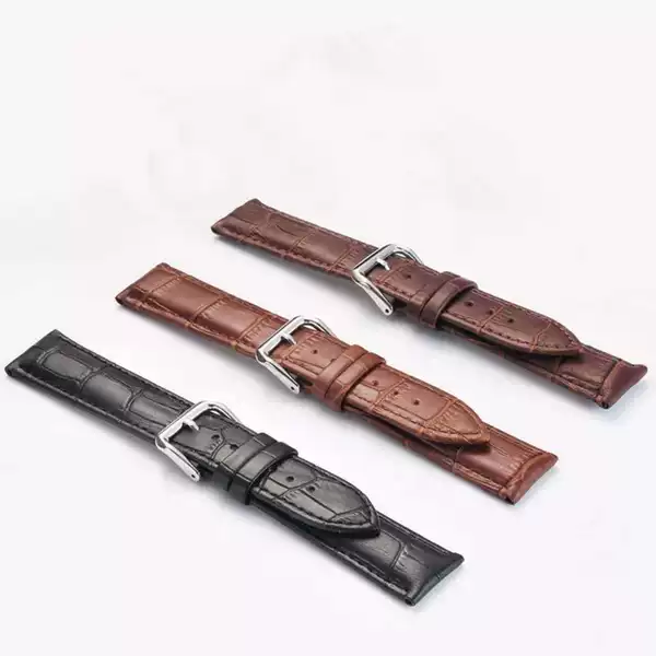 Genuine Leather Watch Strap Cowhide Watch Strap Watch Strap Wholesale Watch Accessories Watch Strap Supplier Spot New Style