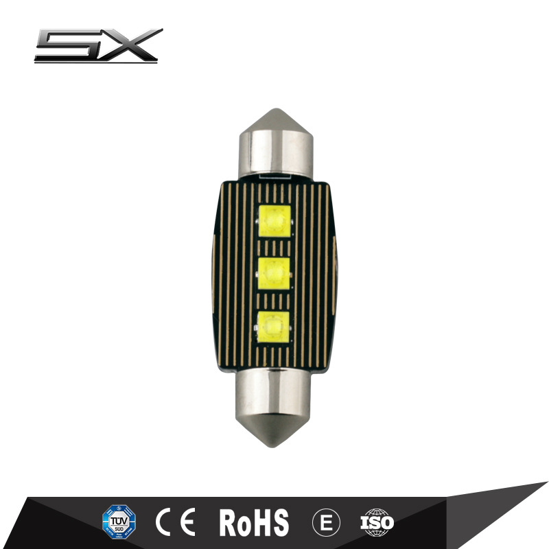 Luz de lectura de doble punta llevó la luz de la placa de la licencia de la luz del techo crees31-42mm coche resaltar la luz pequeña de doble punta