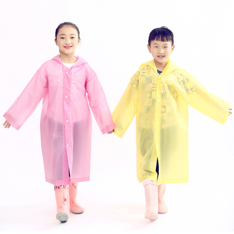 Children's fashionable raincoat, increased thickness