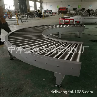 动力滚筒输送线镀锌滚筒输送机动力传送辊自动环形传送线