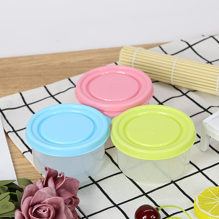 Pequeño tamaño mini caja de plástico sellada caja de suplemento de alimentos infantiles caja de muestra de comida de cantina Escuela de Kindergarten