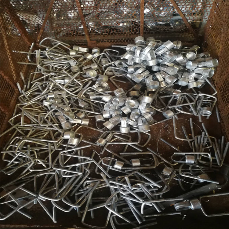 勾花网配件正口卡偏口卡A中东北美60*48支架48*48支架