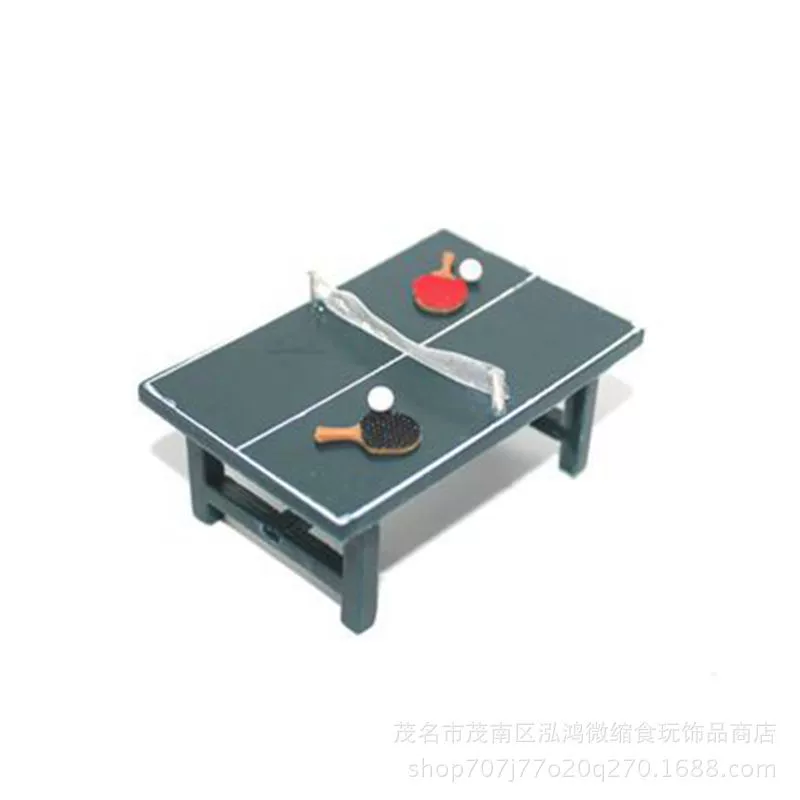 Прямые продажи с фабрики 1:12 аксессуары для кукольного домика модель сцены миниатюрная еда игра Настольный теннисный стол костюм