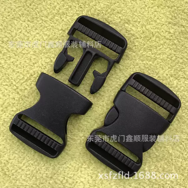 Factory spot 25mm plastic double pull buckle 1 inch double adjustment buckle plastic buckle luggage accessories plastic buckle