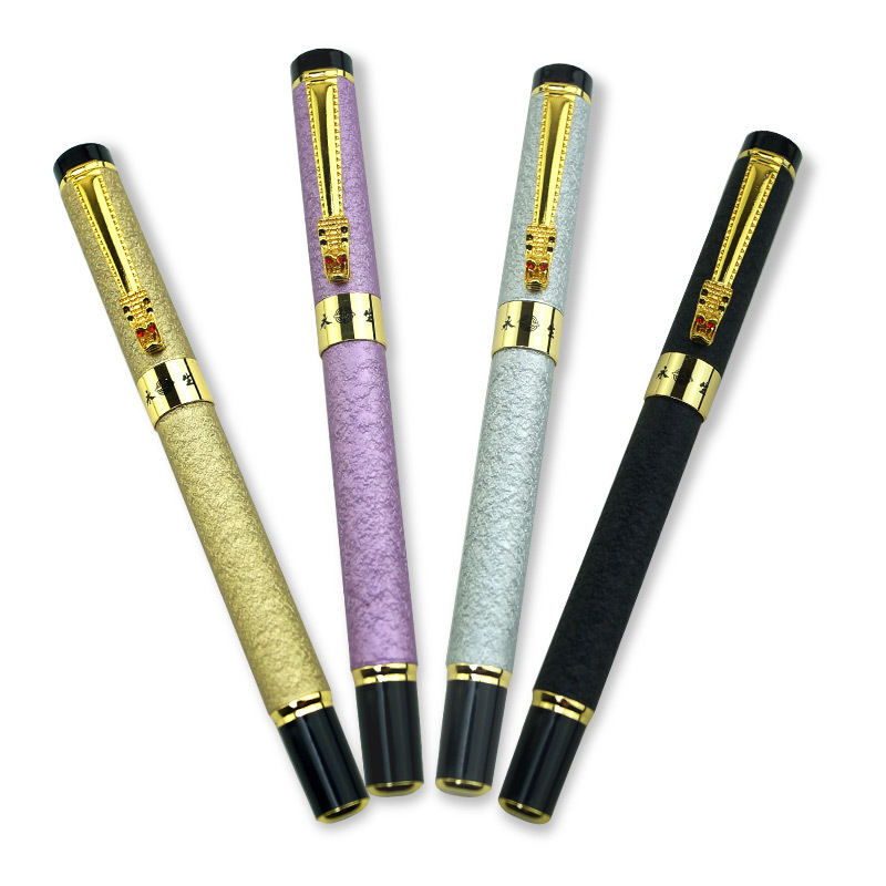 Auténtica pluma estilográfica Yongsheng con cabeza de dragón, multicolor, para oficina y contabilidad, con punta Jinming, logotipo disponible, descuentos por volumen. image 6