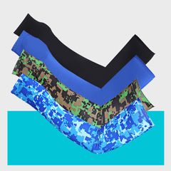 Summer ice silk sleeves outdoor cycling and driving sports camouflage printed ice sleeves extended fingerless sun protection arm sleeves