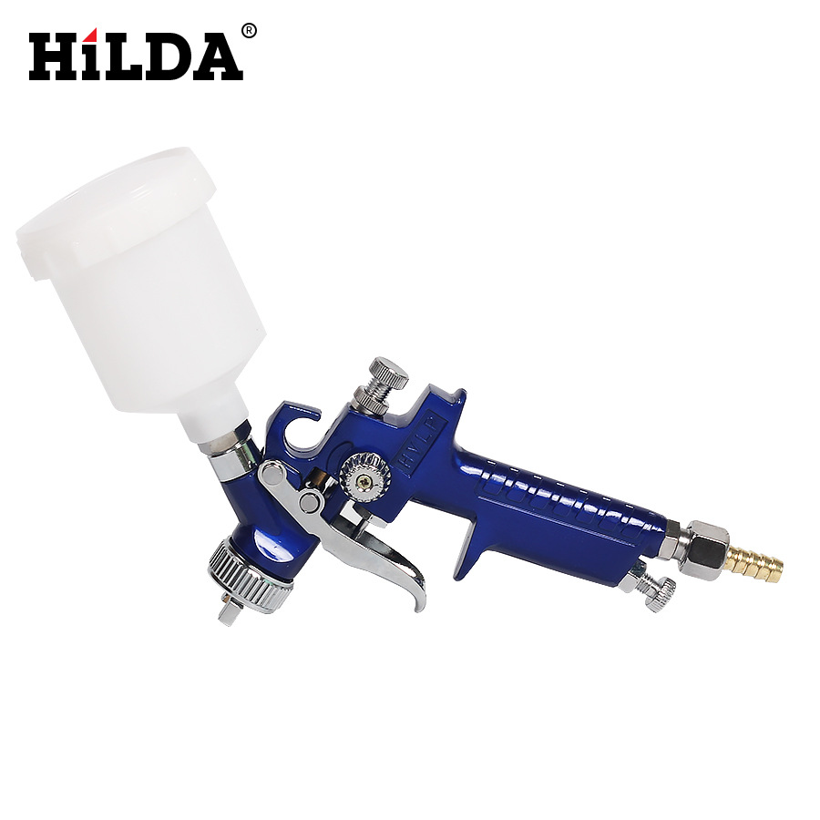 Pistola pulverizadora neumática de alta presión desmontable de venta directa de fábrica, pistola pulverizadora de chocolate para pasteles, pistola pulverizadora de pintura de látex con control de flujo