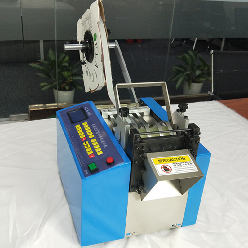 Computer tube cutting machine, fully automatic heat shrink tube cutting machine, battery sleeve cutt