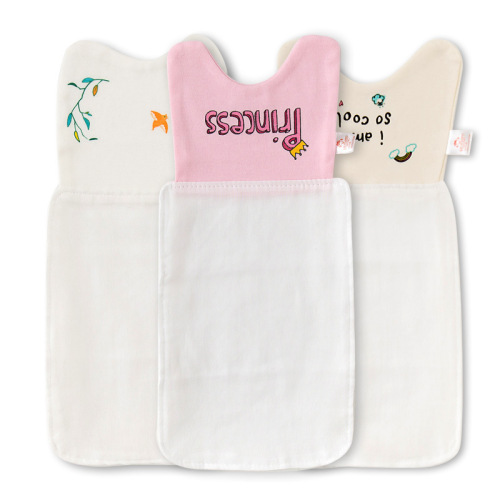 Baby sweat-absorbent towel baby pure cotton sweat towel 0-1-3 cotton 4-6 year old children's pad sling for kindergarten and older children