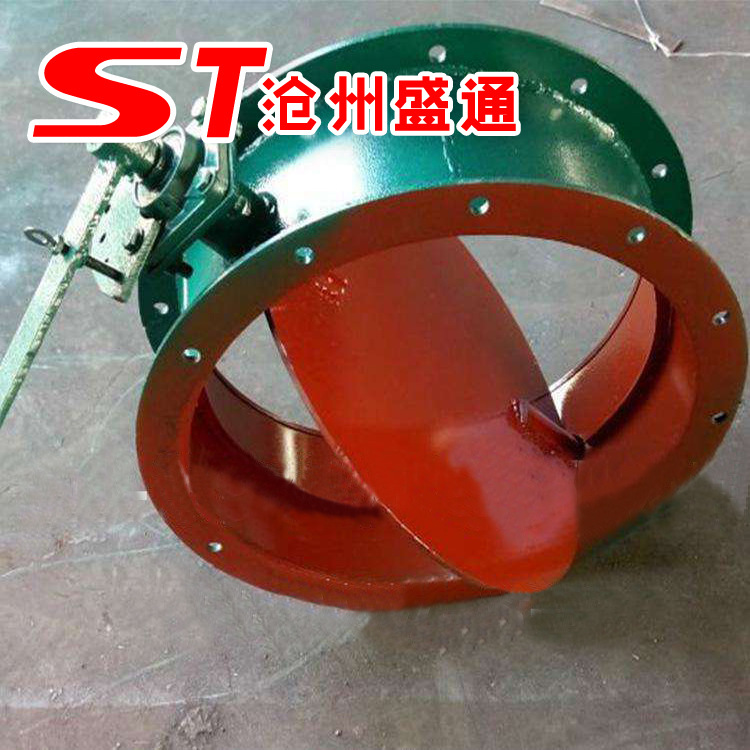 手柄通风蝶阀 手动涡轮烟道风门 电动风门 气动风门