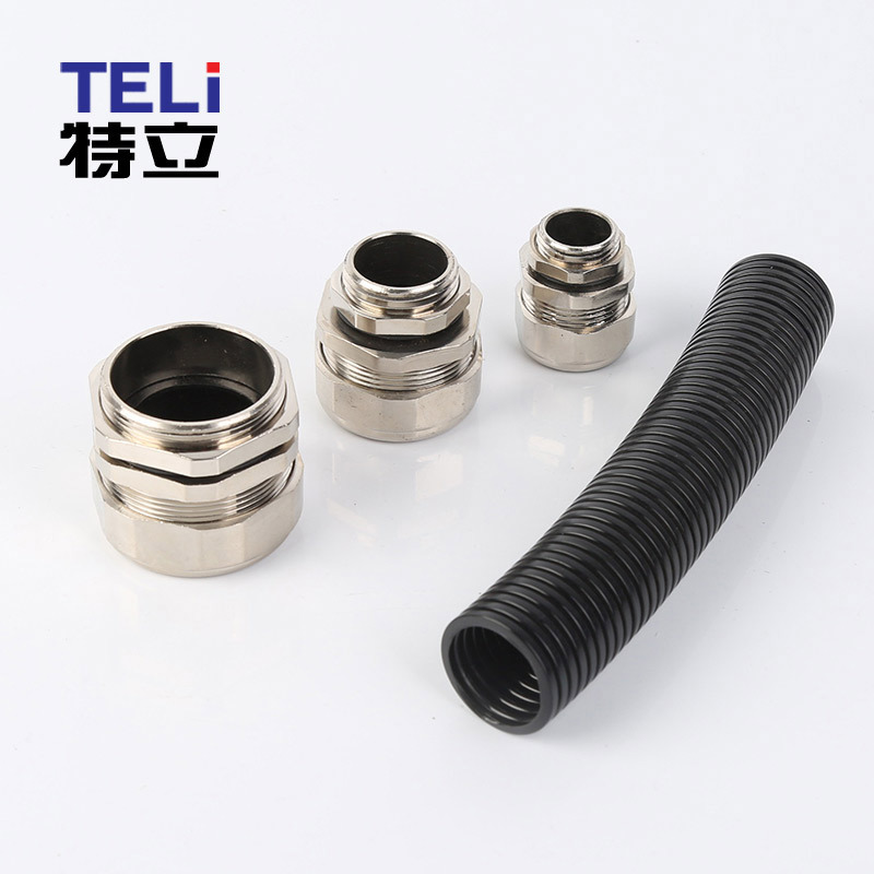 新款合金系列波纹管接头 按需供应304金属固定头锁紧葛兰头