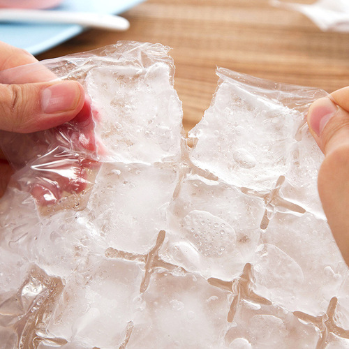 Creative self-sealing disposable ice bag ice cube tray ice cube bag (10 pieces)
