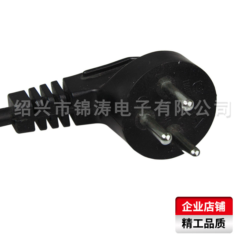 厂家供应三芯以色列插头电源线品字尾三插电源线以色列插头批发