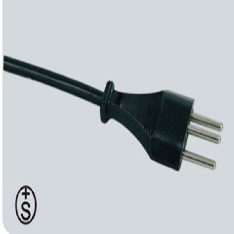 批发供应瑞士插头 电源线插头 电线插头三芯电源线批发