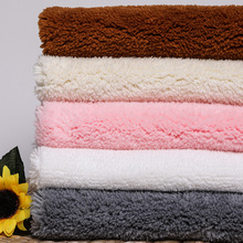 厂家供应染色超柔细棉绒棉花绒 秋冬时装玩具家居服保暖面料