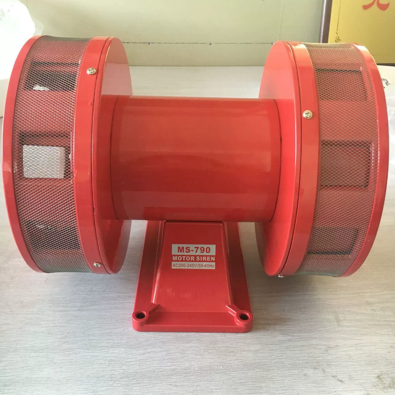 Моторная сигнализация MS-790 сверхвысокая децибел 220 В электрическая сигнализация ПВО минная/тренировочная сигнализация