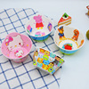 Small cartoon children's tableware for feeding for food, fall protection, wholesale