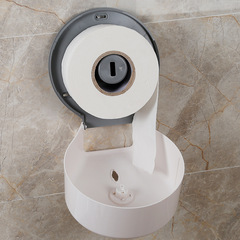Large paper towel box hotel roll paper box toilet toilet paper towel holder wall-mounted large paper box no punching