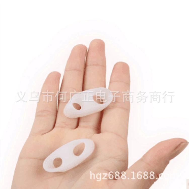 Силиконовый маленький носок Eversion Женский носок Инверсия Перекрытие рукава с разрезом на носке Корректирующий изогнутый носок Разделительный рукав Защитный рукав