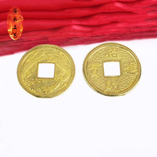 2.5CM 1.5CM 3cm 2CM Ten Emperors Copper Coin Commemorative Coin Gold Plated