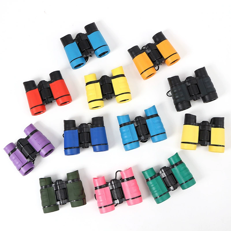 4*30 Детский бинокль резиновая ручка ручной фокус 3C Сертификация Завод прямых продаж