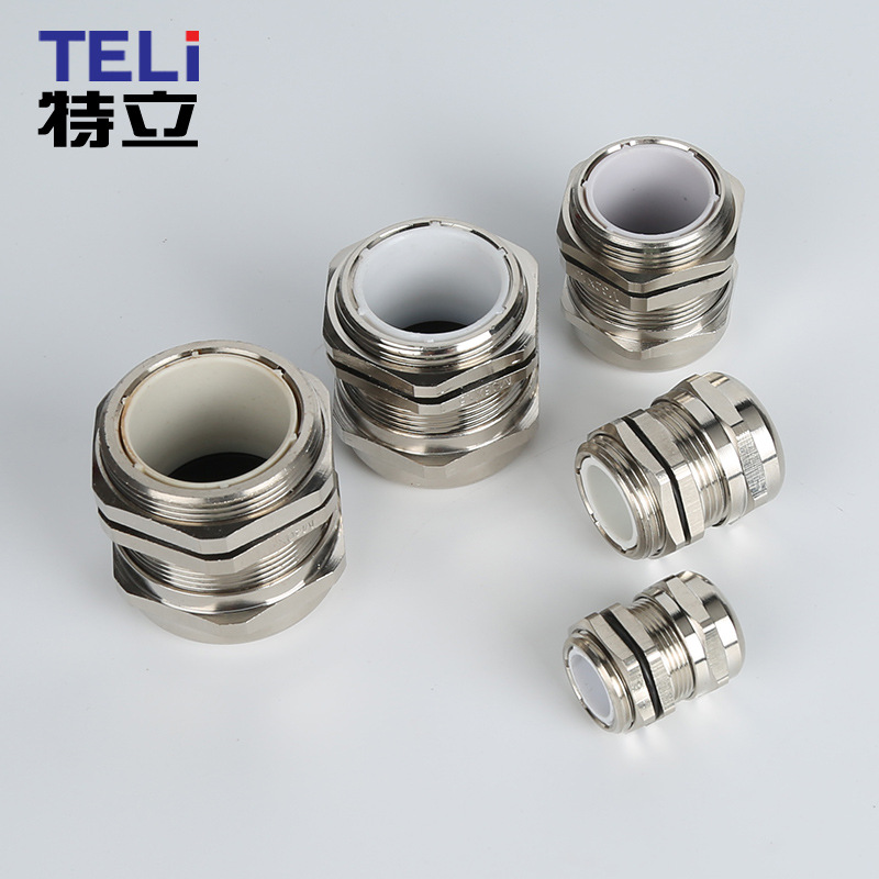 厂家批发锁紧葛兰填料函 新款黄铜长芯子接头 公制螺纹Metric