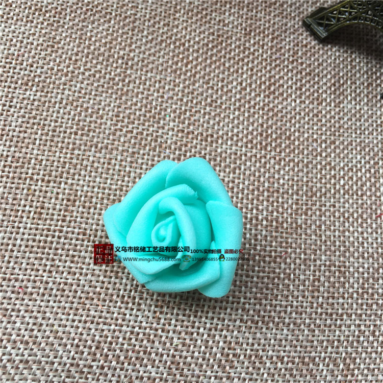 En stock simulación PE espuma Rosa cabeza mini 2. 6cm curling espuma Rosa flor falsa caja de dulces Accesorios
