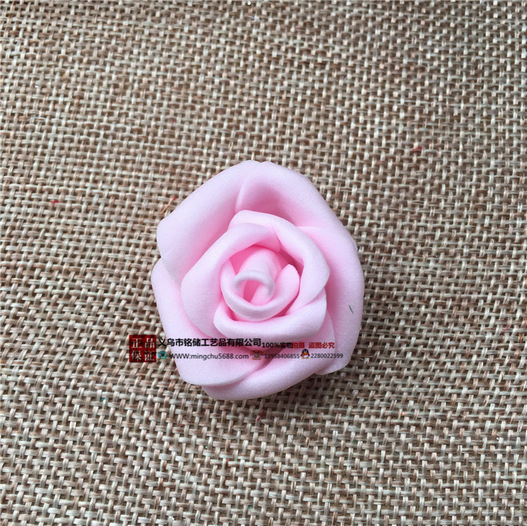 En stock simulación PE espuma Rosa cabeza mini 2. 6cm curling espuma Rosa flor falsa caja de dulces Accesorios