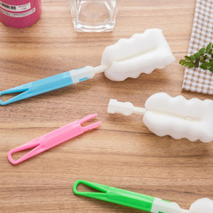 Long-handled sponge cup brush magic thermos cup cleaning brush detachable glass cup brush nipple cleaning brush wholesale