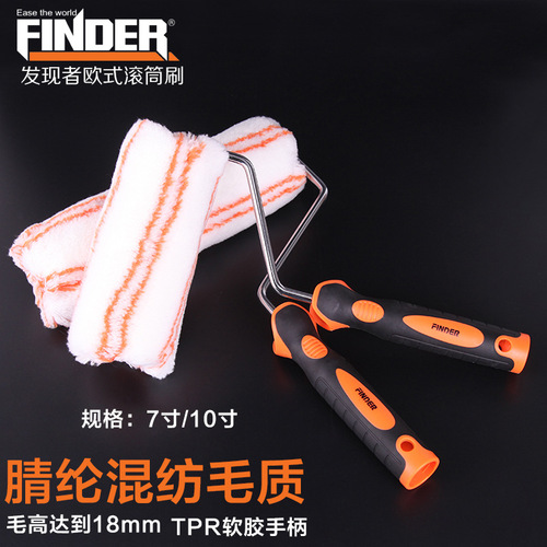 Decoration Tools Latex Paint Paint Roller Brush Acrylic Height 18mm Glue Brush 7/10 Inch Paint Brush Wholesale