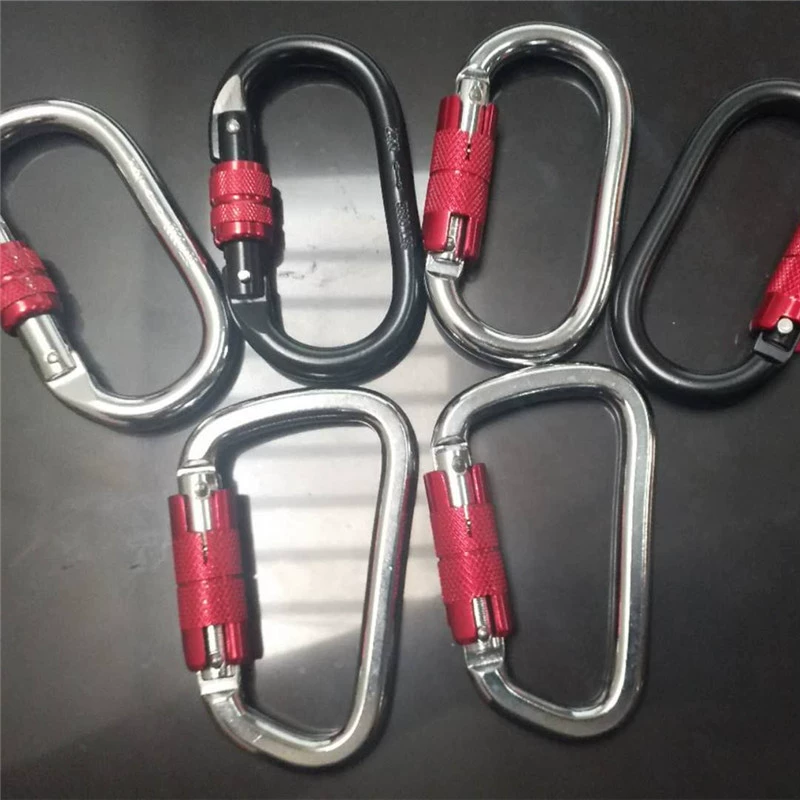 25kn chrome -chrome O -type safety hook outdoor climbing main lock climbing yoga suspension climbing connection ring