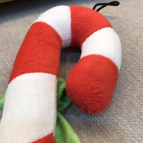 Pet dog vocal toy Christmas candy cane Teddy Pomeranian puppy teething resistant dog toy pet toy
