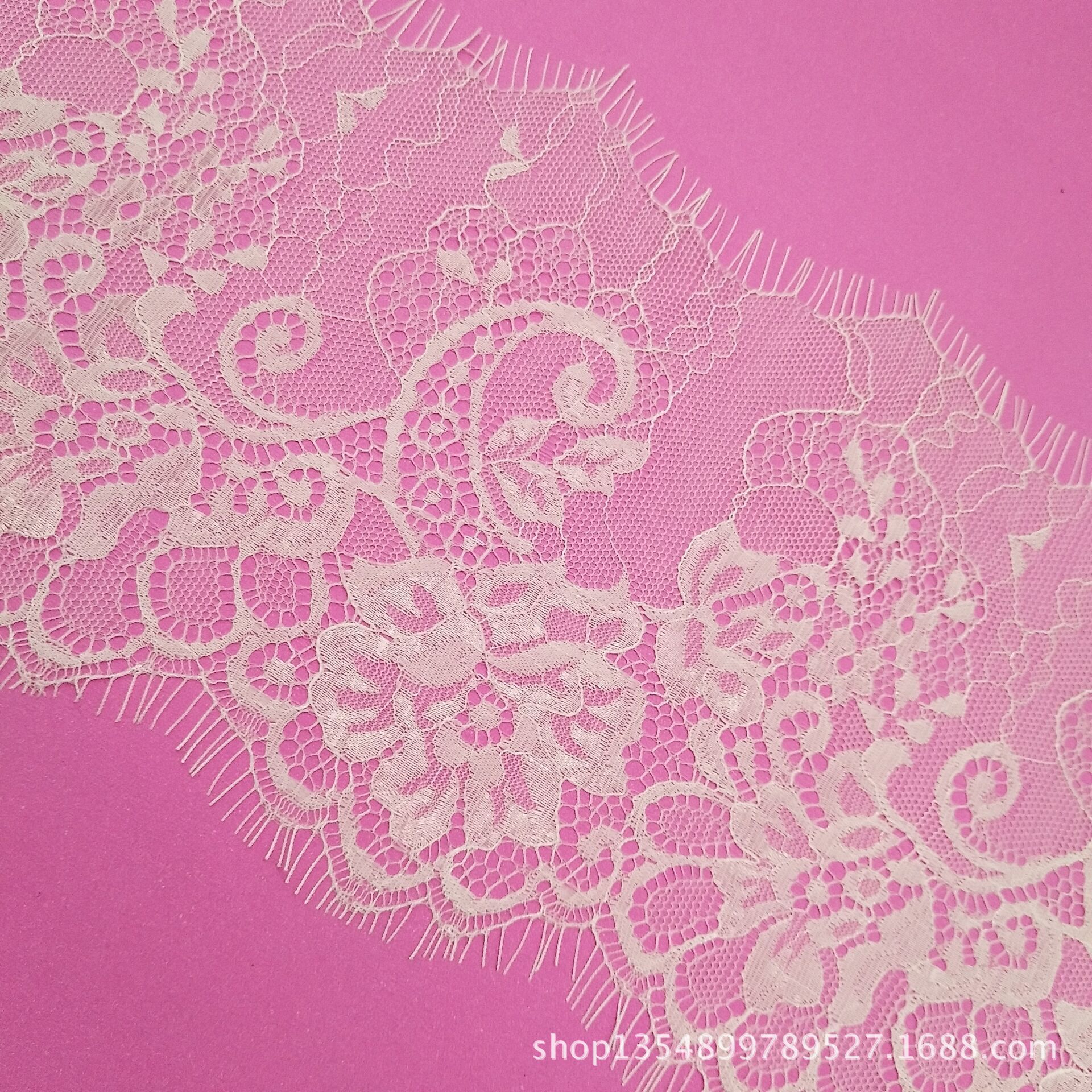 厂家现货批发15cm眼睫毛蕾丝花边 各种各样婚纱箱包礼服花边 蕾丝