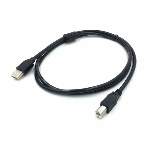 USB cable manufacturer USB printing cable 1.5 meters A/B pure copper printer cable black square mouth data cable