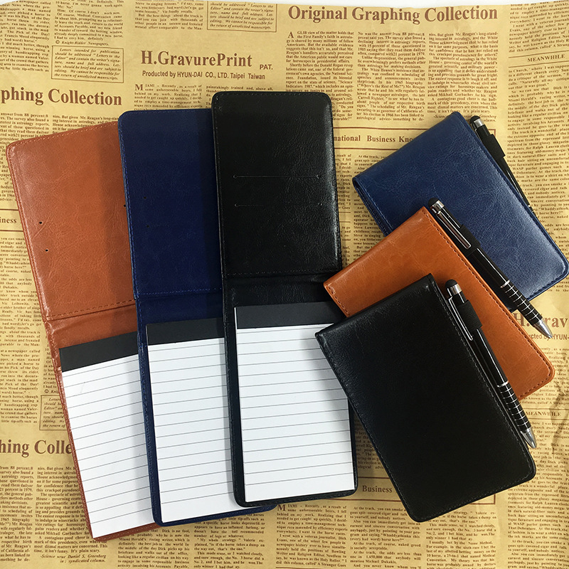 Cross-Border Ready-To-Ship Portable Notebook A7 Small Notebook with Printed Logo Multifunctional Memo Pad Mini Portable Notebook
