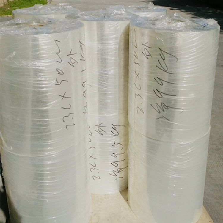 pet透明离型膜 涂胶带粘膜袜子贴合履合印刷硅油膜厂家直销