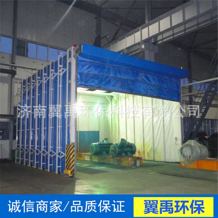 Мобильная разборная покрасочная камера, влажная и сухая, регулируемого размера, с большой направляющей, экологичная покрасочная камера, без пыли