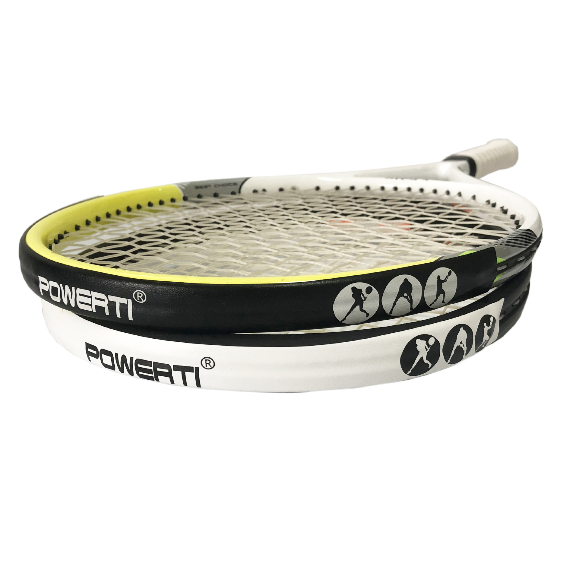POWERTI gran rollo placa grande raqueta de tenis cabeza pegatina marco protector raqueta cinturón raqueta pesada raqueta tira cinturón marco protector