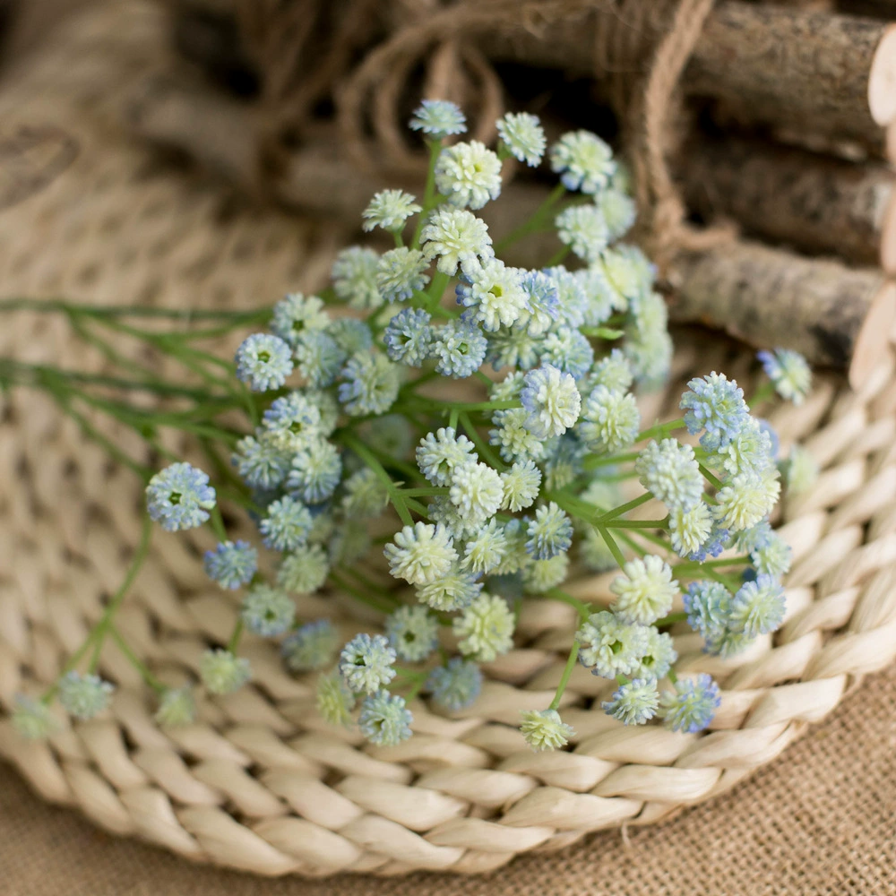 ПУ мягкая резиновая текстура, небольшой свежий заводской Baby's Breath, оптом искусственные цветы, пластиковые цветы для дома, свадьба