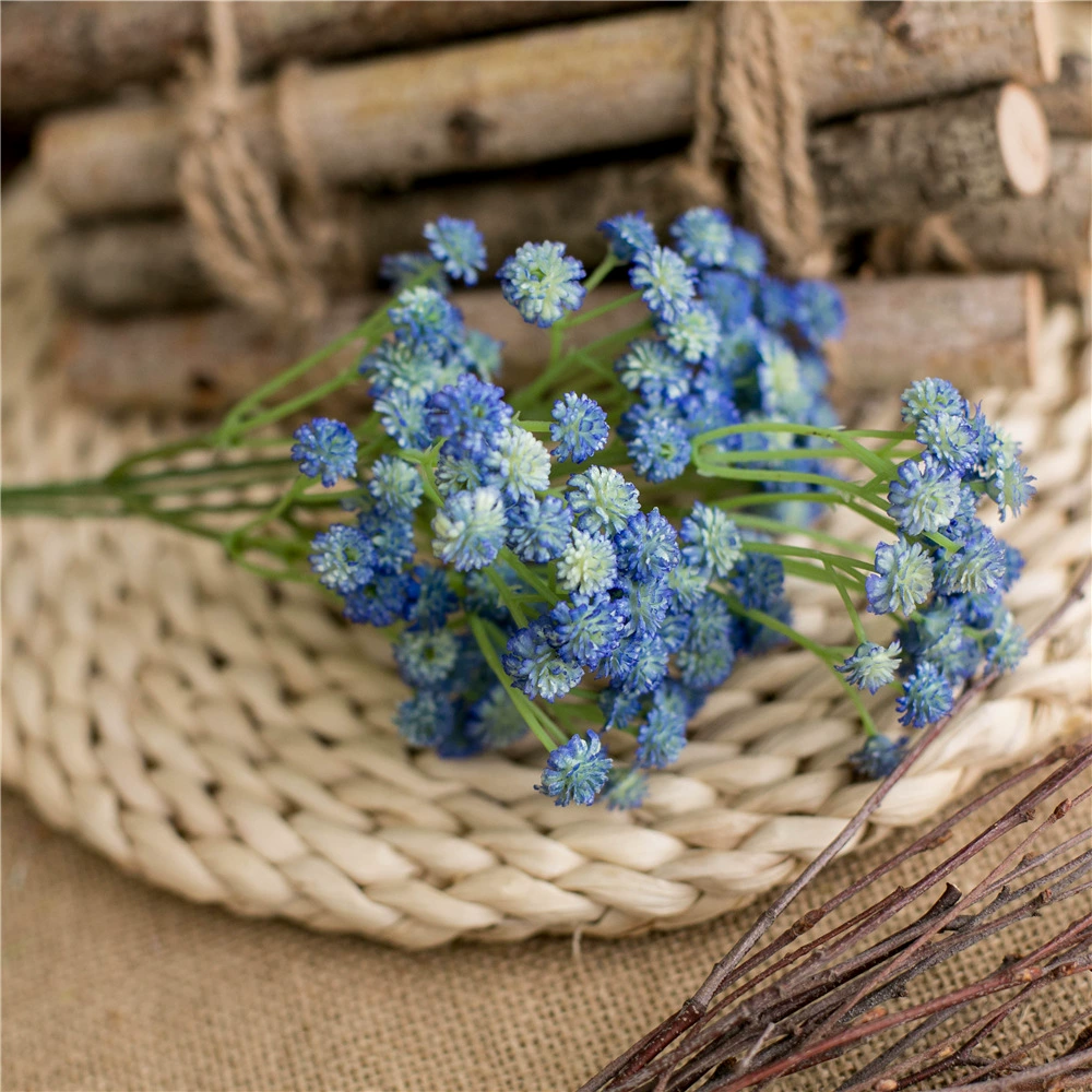 ПУ мягкая резиновая текстура, небольшой свежий заводской Baby's Breath, оптом искусственные цветы, пластиковые цветы для дома, свадьба