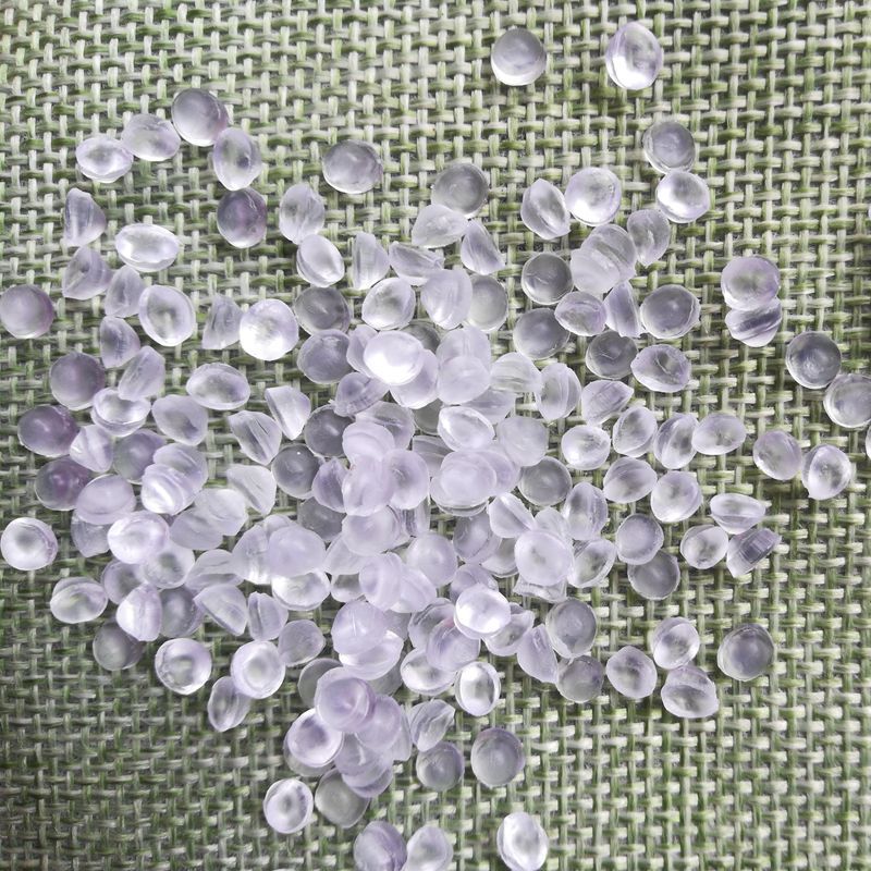 PVC透明蓝底料 60度70度80度90度100度110度120度 挤出吸盘料