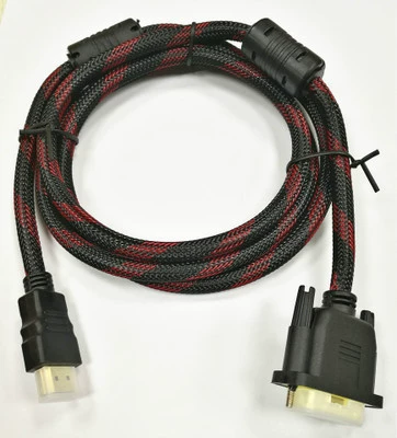 Кабель-переходник HDMI и DVI, длина 1.5 м, конвертер DVI в HDMI, HDMI в DVI24+1