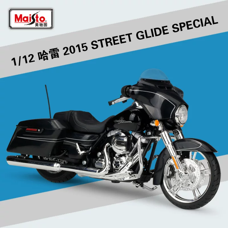 Модель мотоцикла Michelon 1:12 Harley Avenue Glide Special (симуляционная модель)